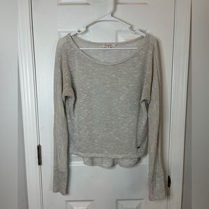 Aeropostale silver knit top